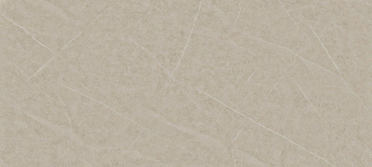 Adia ceramic countertop - cream with brown marbling and white veining Dekton surface - view 2