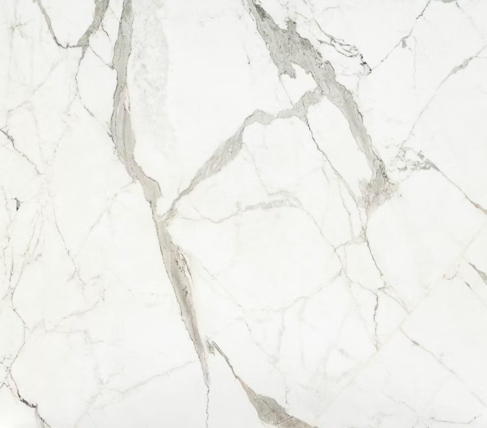 Daze ceramic countertop - Calacatta-style grey and gold veining Dekton surface - view 2