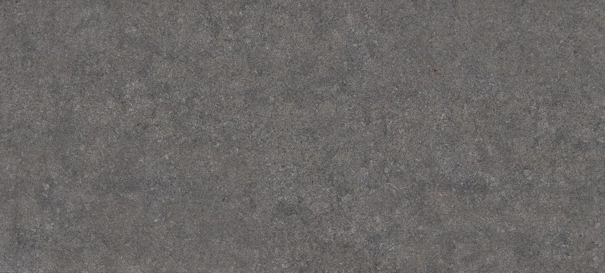Grafite ceramic countertop - dark black and grey Dekton surface with pale clouding - view 2