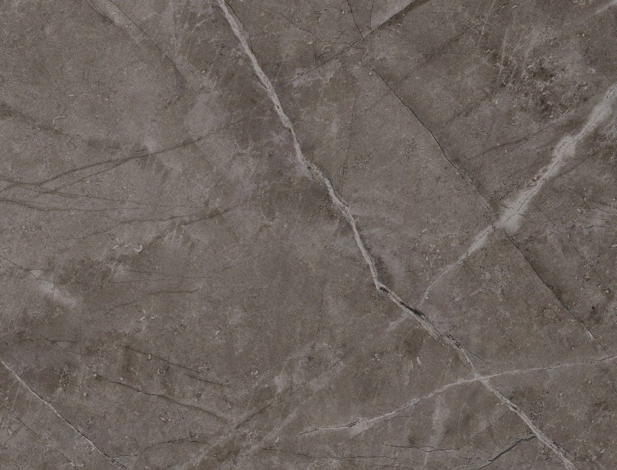 Kira ceramic countertop - earthy grey with light veining Dekton surface
