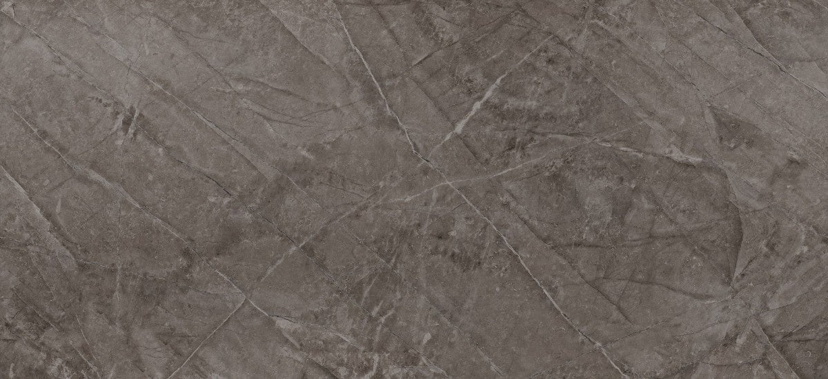 Kira ceramic countertop - earthy grey with light veining Dekton surface - view 2