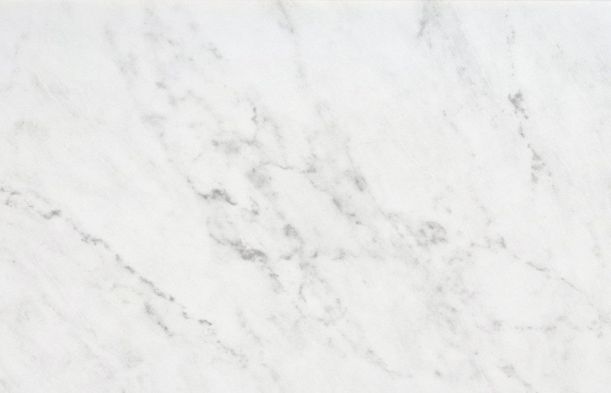 Marina ceramic countertop - white with grey veining, velvet Dekton surface
