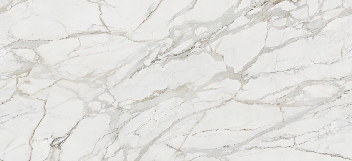 Morpheus ceramic countertop - white veined velvet finish Dekton Outlet surface - view 2