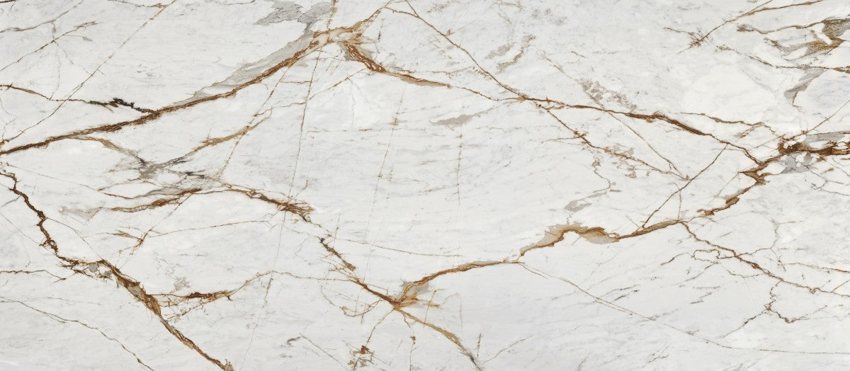 Reverie ceramic countertop - grey, cream and terracotta veining Dekton surface - view 2
