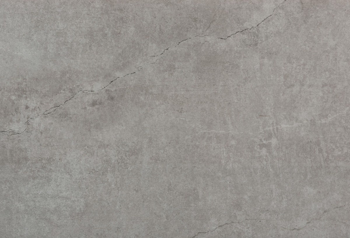 Soke ceramic countertop - grey cement look with veining Dekton surface