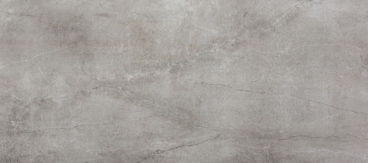 Soke ceramic countertop - grey cement look with veining Dekton surface - view 2