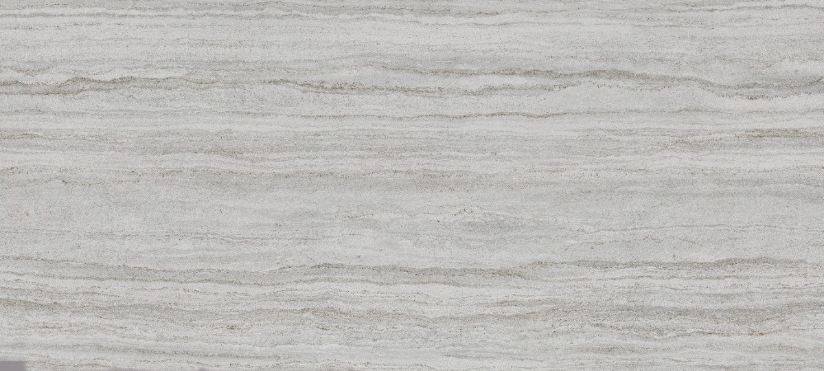 Trevi ceramic countertop - cream with grey and blue parallel veining Dekton surface - view 2