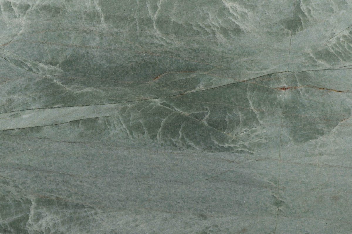 Itara natural stone countertop - green quartzite with white veins, Sensa surface