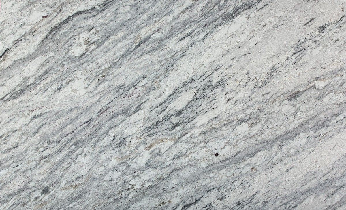 Sant Angelo natural stone countertop - light granite with grey veining, Sensa surface - view 2