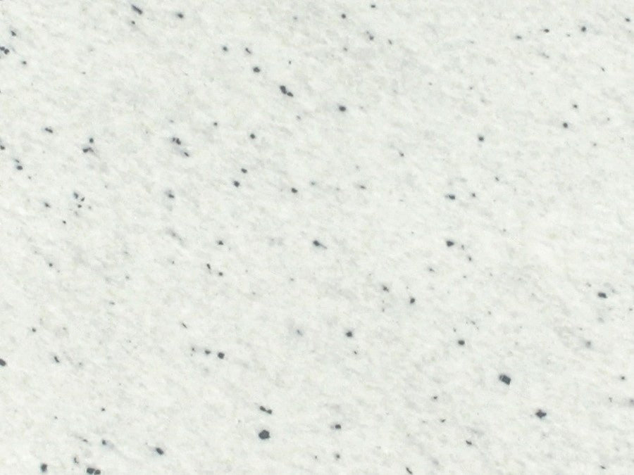Siberia natural stone countertop - white granite with black speckles, Sensa surface