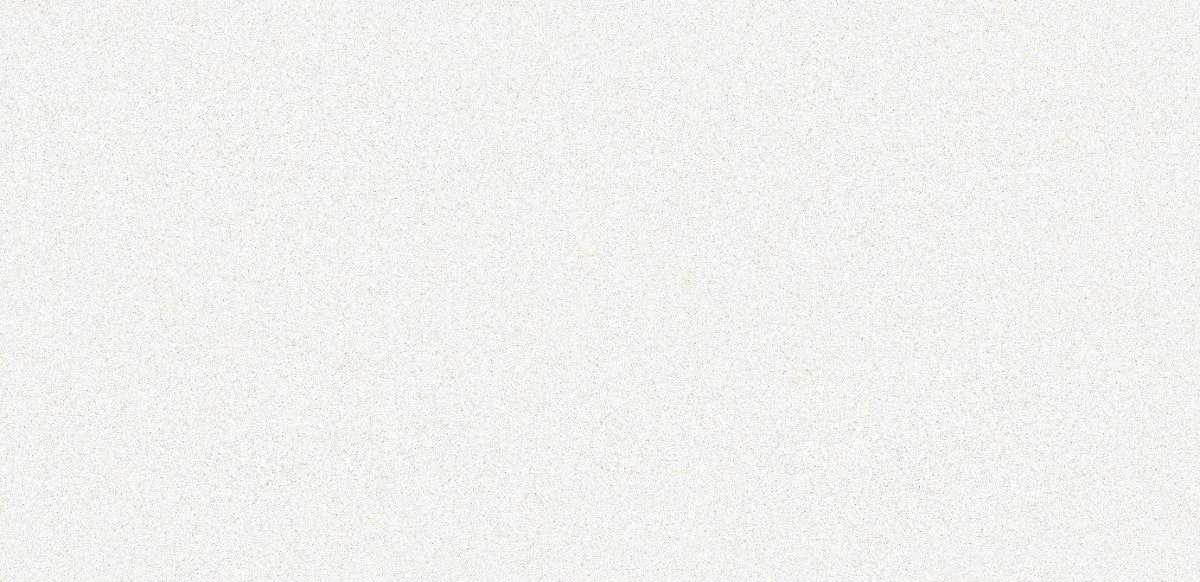 Blanco Maple quartz countertop - mottled minimalist white Silestone surface - view 2