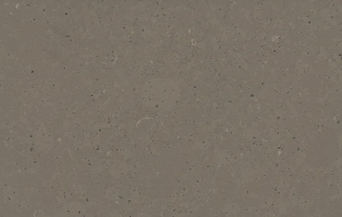 Brass Relish quartz countertop - warm grained brown sandstone effect Silestone surface