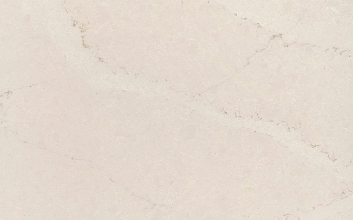 Calacatta Tova quartz countertop - soft cream Silestone surface with gentle veining