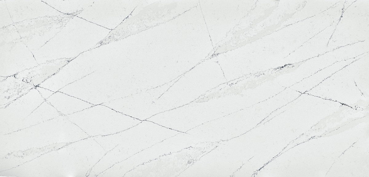 Ethereal Noctis quartz countertop - textured black with grey detail Silestone surface - view 2