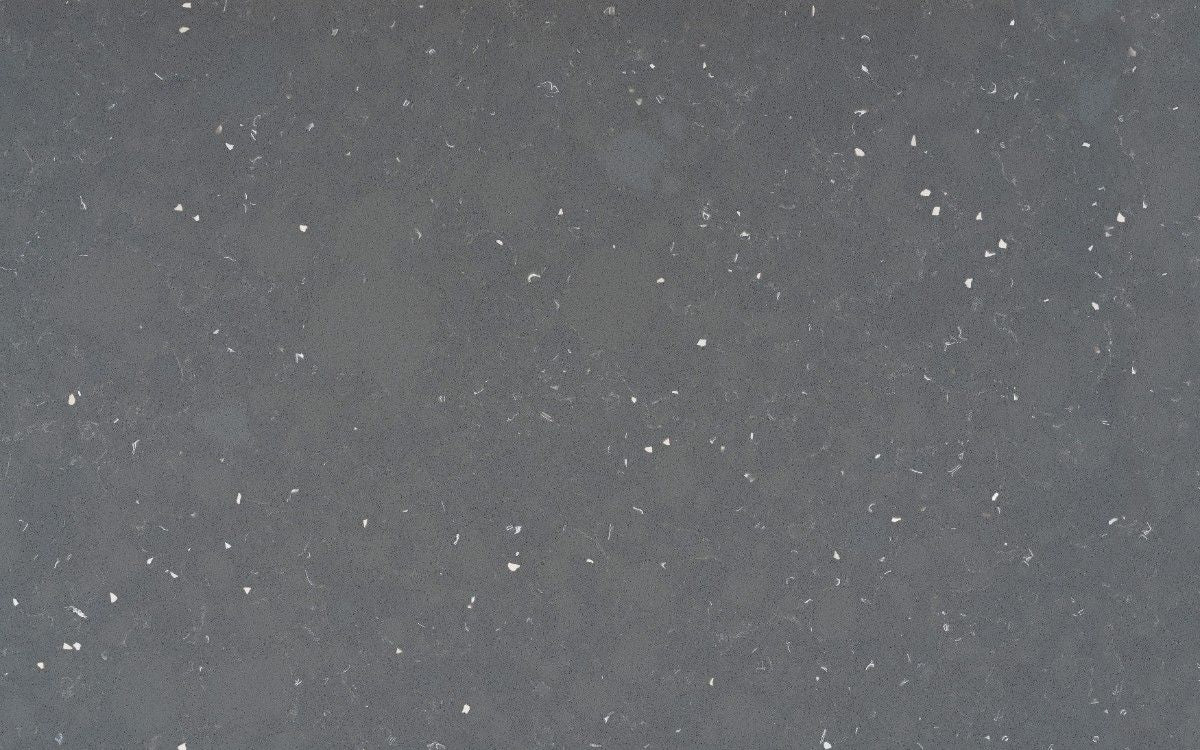 Ffrom02 quartz countertop - dark grey with white accents Silestone surface