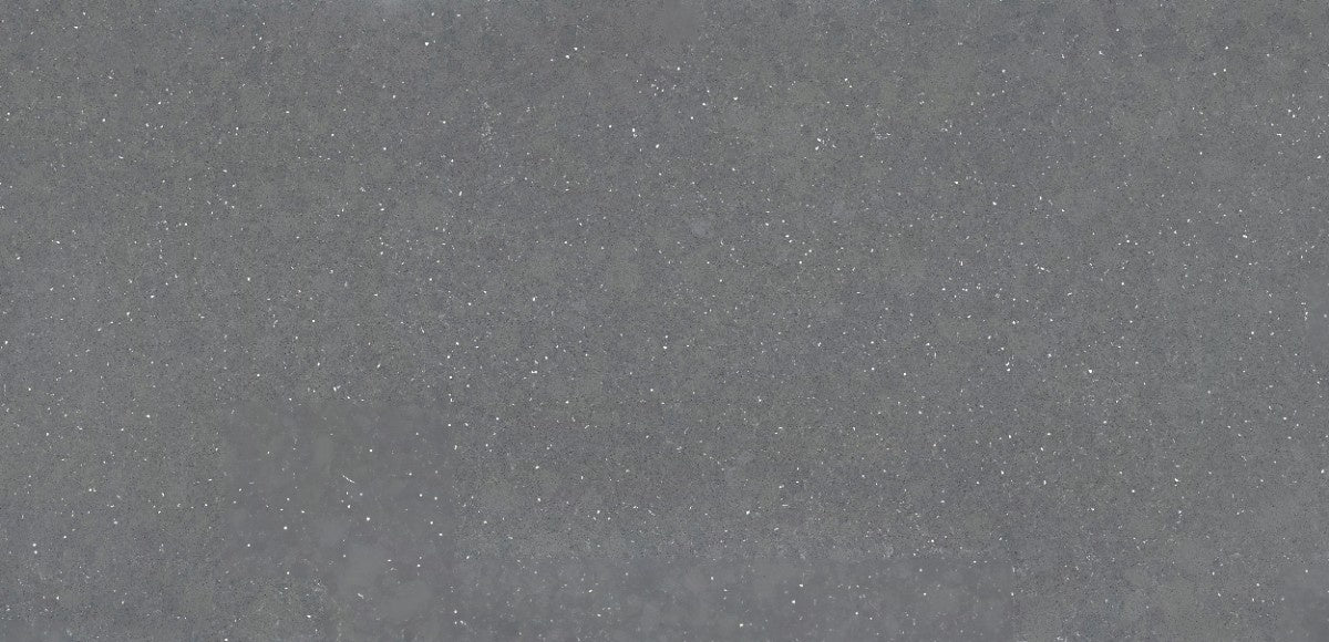 Ffrom02 quartz countertop - dark grey with white accents Silestone surface - view 2