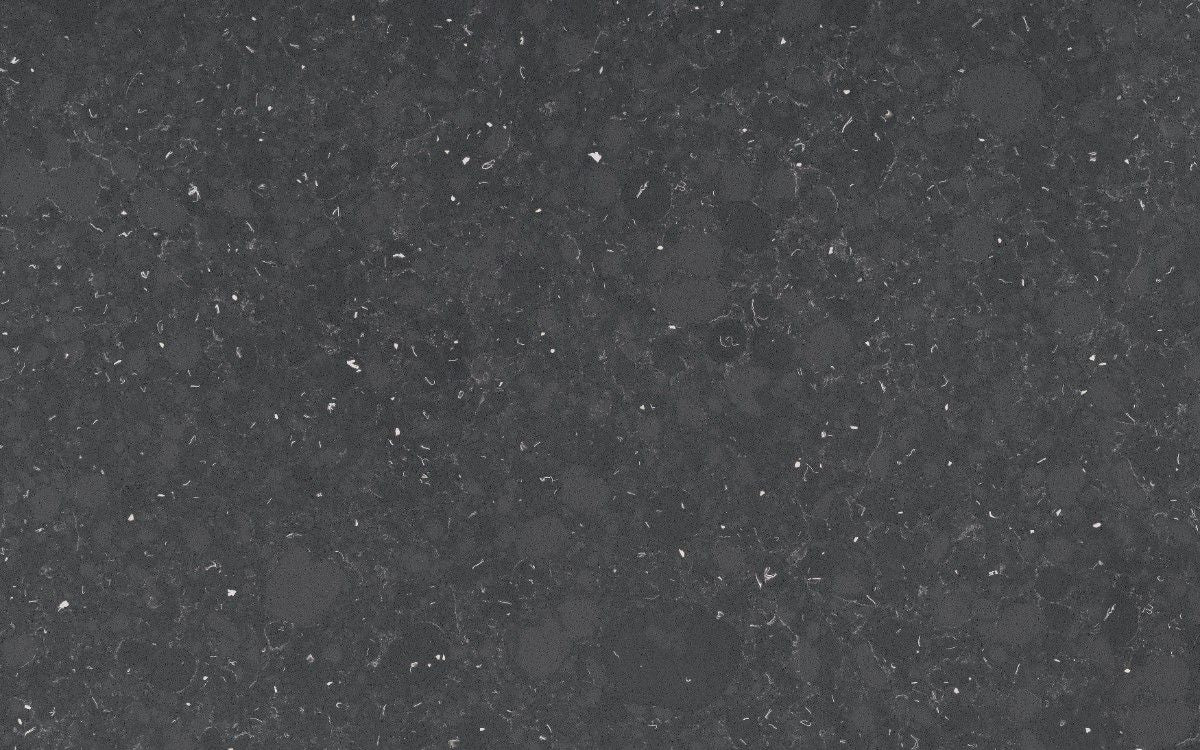 Ffrom03 quartz countertop - anthracite with recycled PET flecks Silestone surface