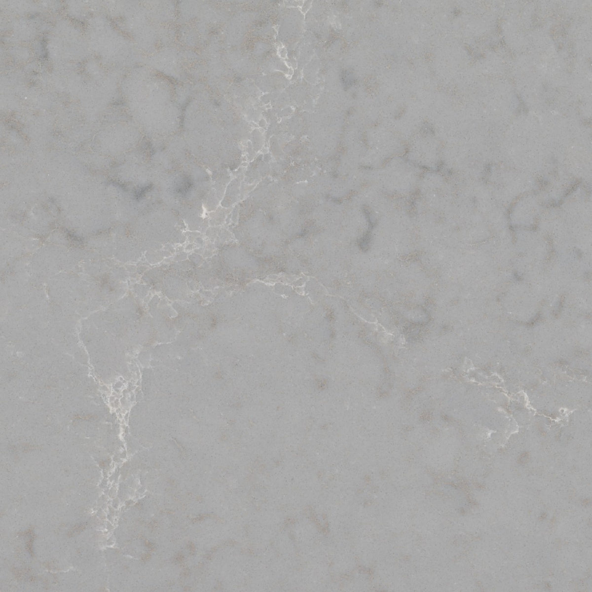 Badal Grey quartz countertop - mid grey TechniStone surface