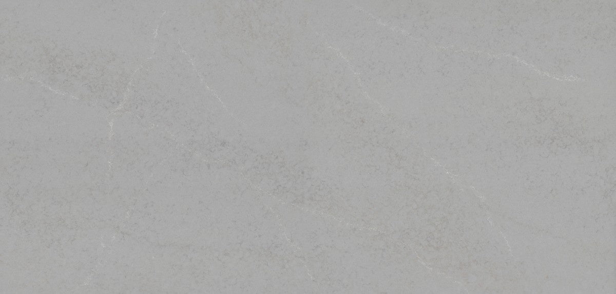 Badal Grey quartz countertop - mid grey TechniStone surface - view 2