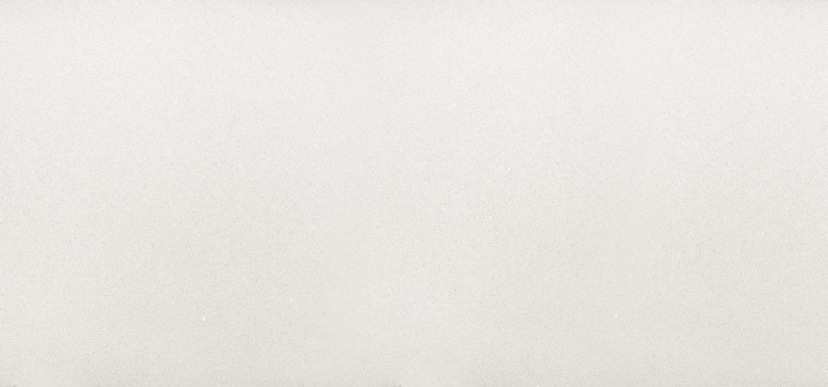 Brilliant White quartz countertop - bright white mirror-flecked TechniStone surface - view 2