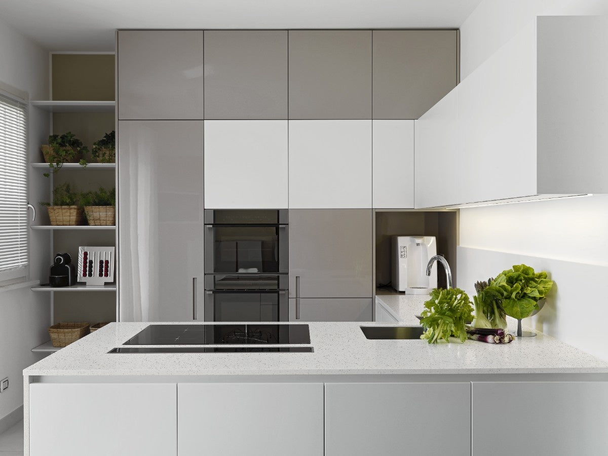 Elegance Eco Nev quartz countertop - understated even-toned TechniStone surface - view 3