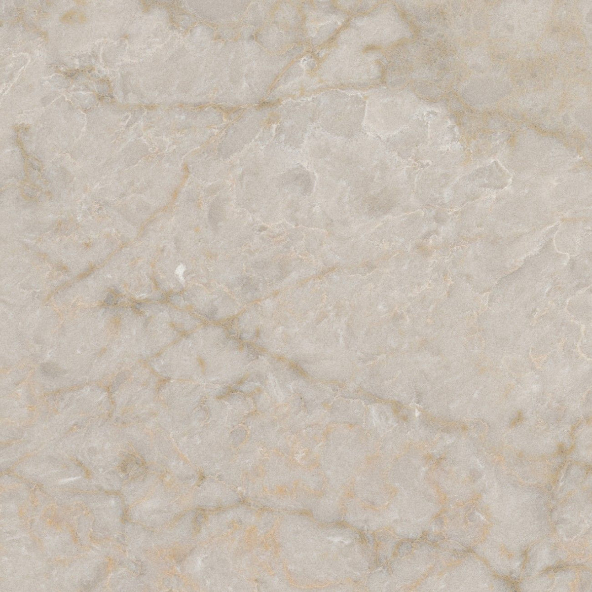 Glencoe quartz countertop - warm neutral veined TechniStone surface