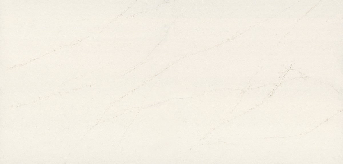 Mistral White quartz countertop - bright white TechniStone surface - view 2