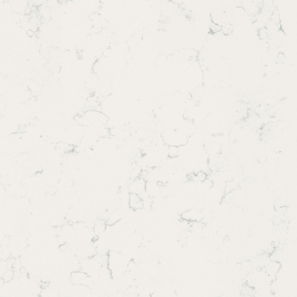 Noble Areti Bianco quartz countertop - white marble-look TechniStone surface