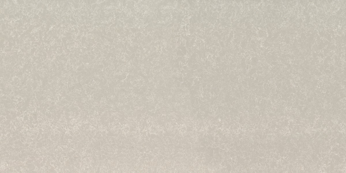 Noble Olympos Mist quartz countertop - dark flecked warm TechniStone surface - view 2