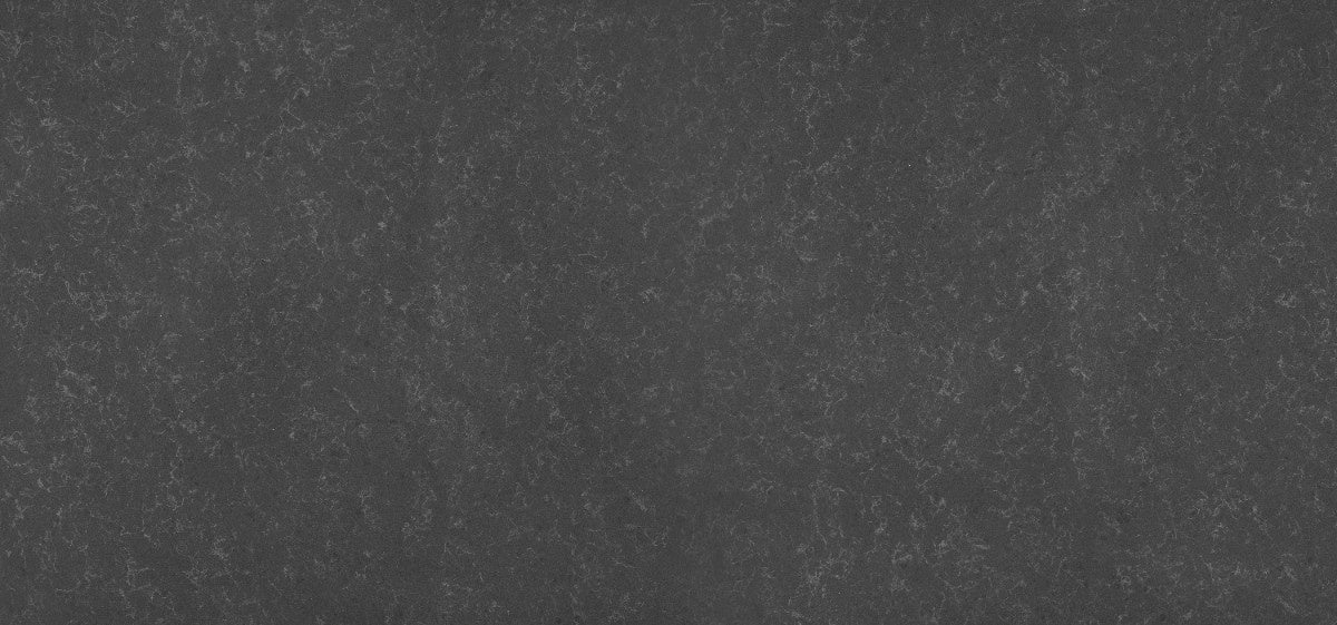 Noble Pro Storm quartz countertop - dark grey veined TechniStone surface - view 2