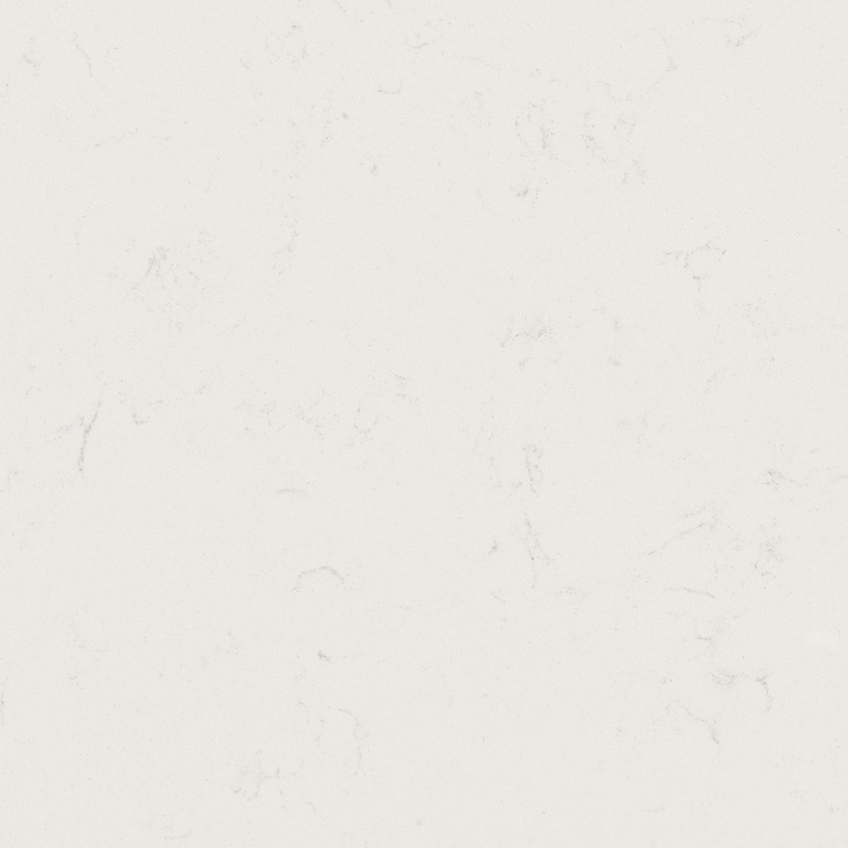 Noble Supreme White quartz countertop - bright white softly veined TechniStone surface
