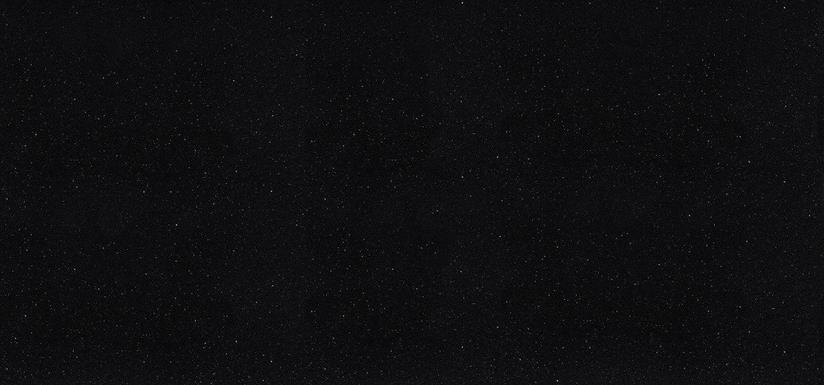 Starlight Black quartz countertop - deep black fine-grained TechniStone surface - view 2