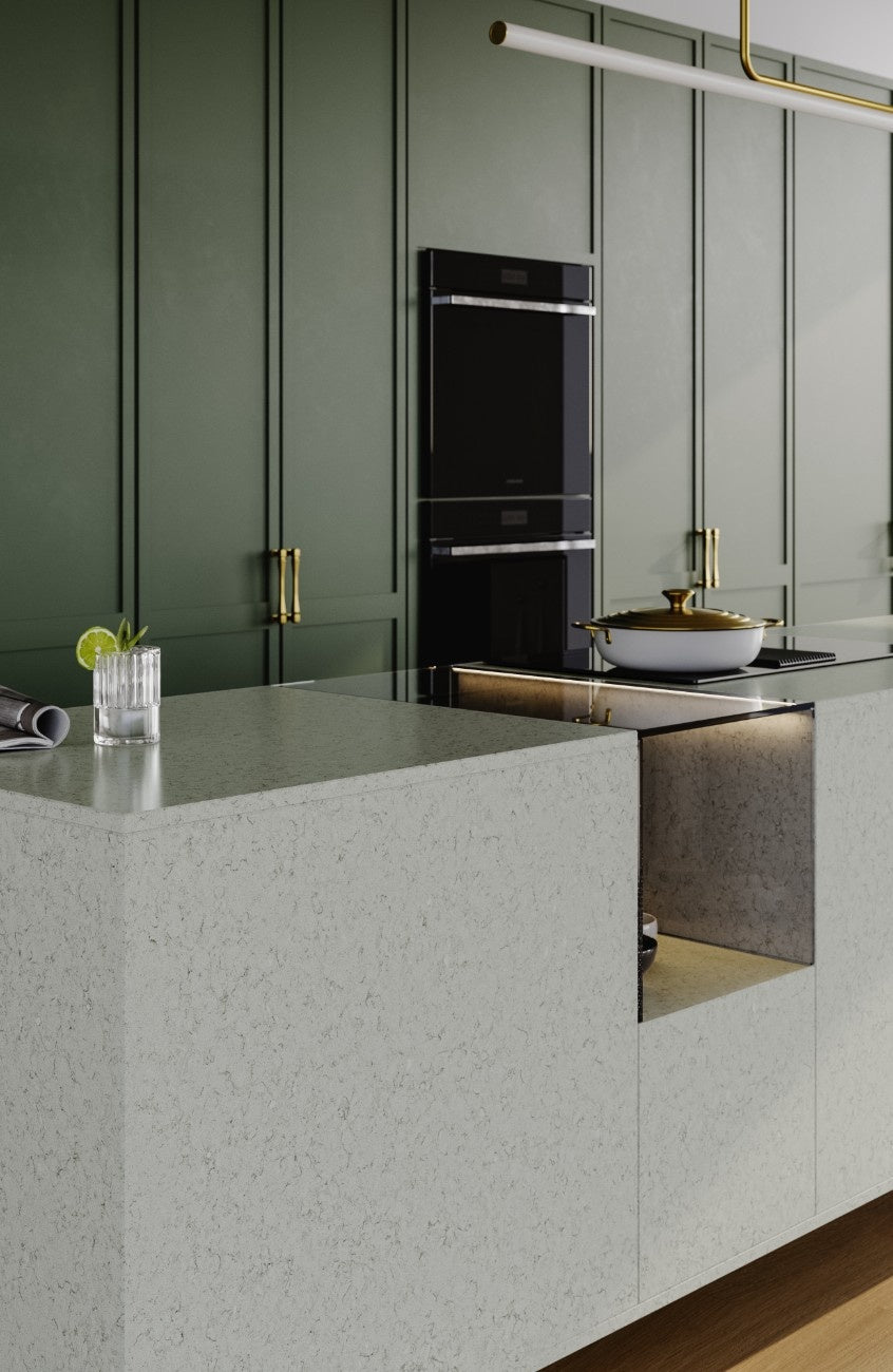 Wild Yucca quartz countertop - bold contrasting desert-toned TechniStone surface - view 3
